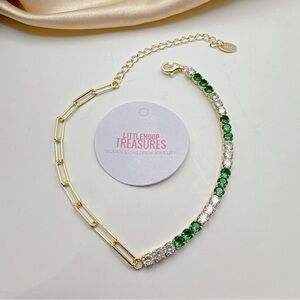 S925 Dainty bracelet 18k with zirconia bracelet